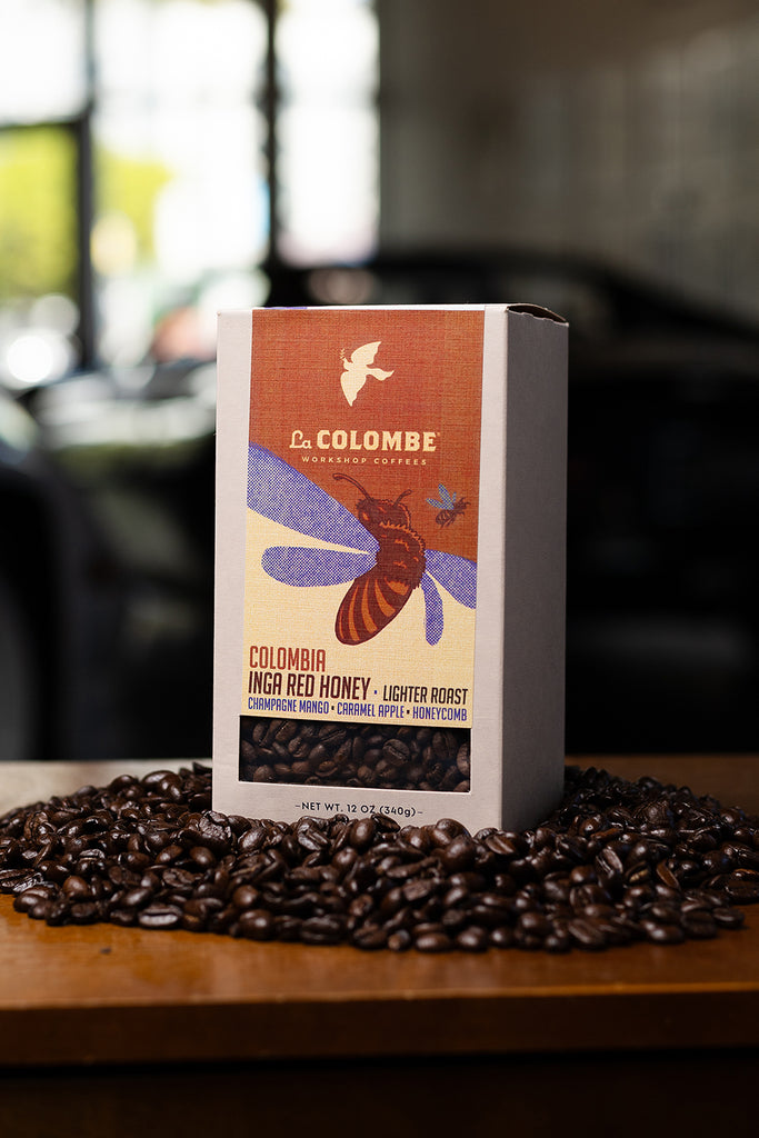 La COLOMBE Workshop Coffee Colombia Inga Red Honey Lighter Roast