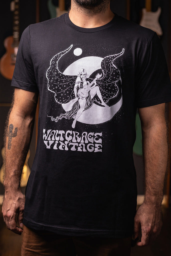 Walt Grace Vintage "Moon Girl" T-Shirt Black