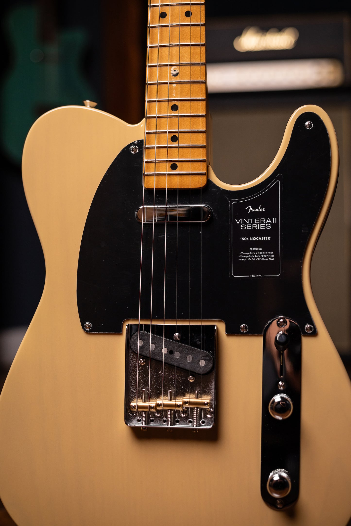 Fender Vintera II '50s Nocaster Electric Guitar - Blackguard Blonde