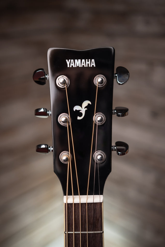 Yamaha FG-TA TransAcoustic Dreadnought Guitar - Black