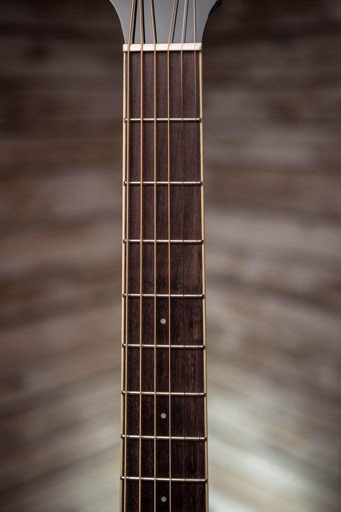 Yamaha FG-TA TransAcoustic Dreadnought Guitar - Black