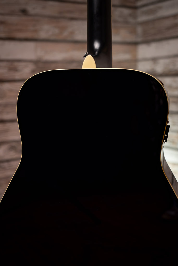 Yamaha FG-TA TransAcoustic Dreadnought Guitar - Black