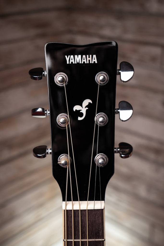 Yamaha FG-TA TransAcoustic Dreadnought Guitar - Black
