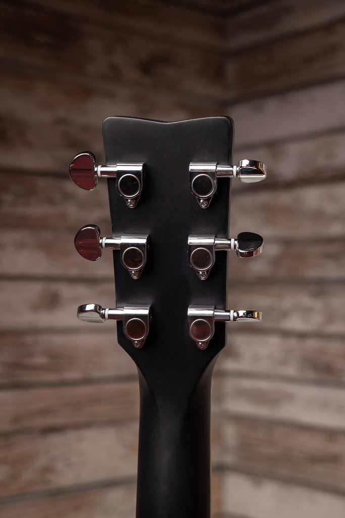 Yamaha FG-TA TransAcoustic Dreadnought Guitar - Black