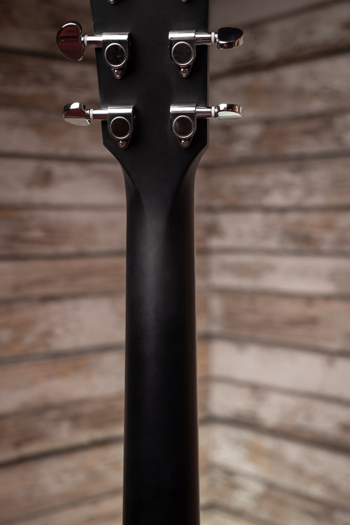 Yamaha FG-TA TransAcoustic Dreadnought Guitar - Black