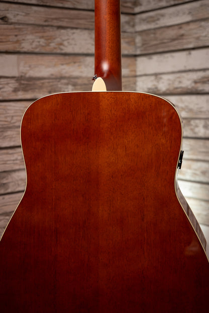 Yamaha FG-TA TransAcoustic Acoustic-Electric Dreadnought Guitar - Vintage Tint