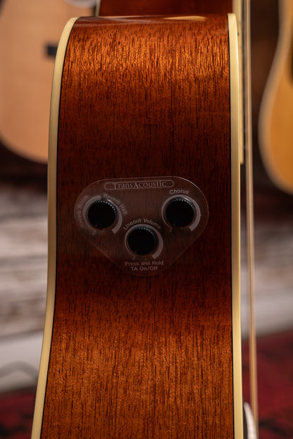 Yamaha FG-TA TransAcoustic Acoustic-Electric Dreadnought Guitar - Vintage Tint