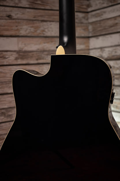 Yamaha FGC-TA TransAcoustic Guitar - Black