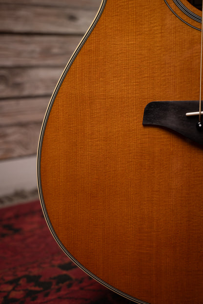 Yamaha FS-TA TransAcoustic Acoustic-Electric Concert Guitar - Vintage Tint