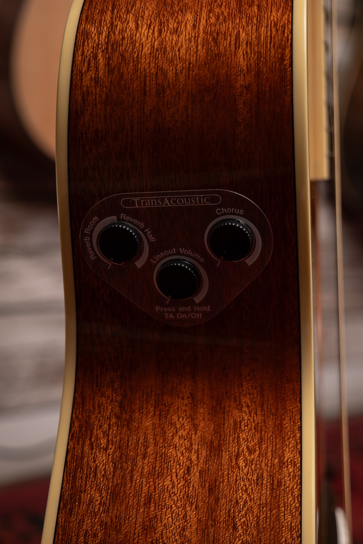 Yamaha FS-TA TransAcoustic Acoustic-Electric Concert Guitar - Vintage Tint
