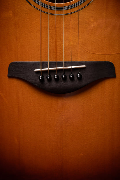 Yamaha FG-TA TransAcoustic Dreadnought Guitar - Brown Sunburst