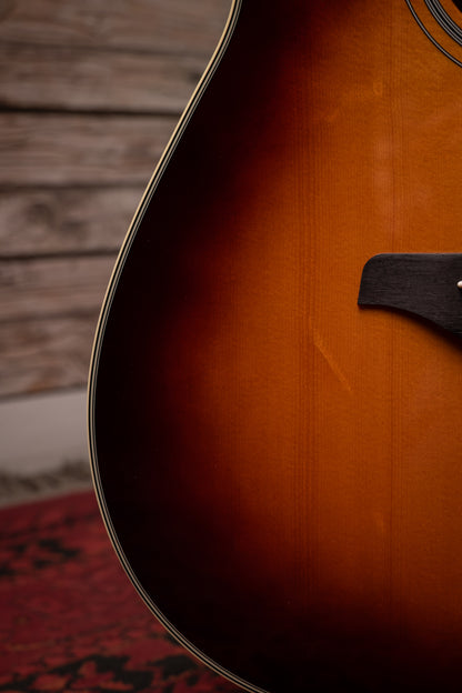 Yamaha FG-TA TransAcoustic Dreadnought Guitar - Brown Sunburst