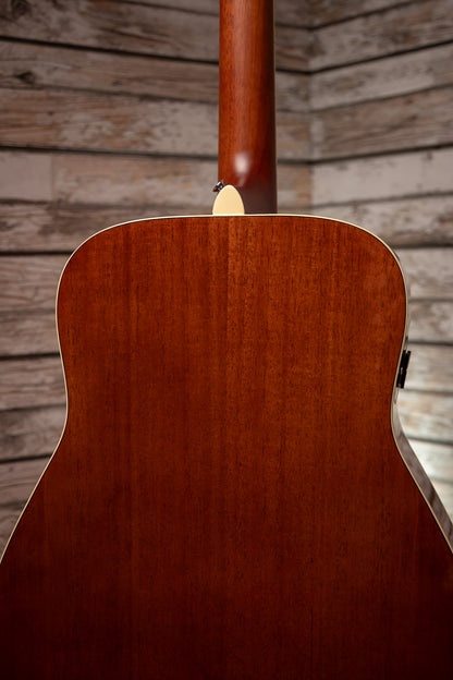 Yamaha FG-TA TransAcoustic Dreadnought Guitar - Brown Sunburst