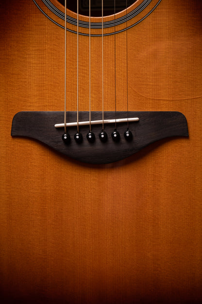 Yamaha FGC-TA TransAcoustic Dreadnought Acoustic-Electric Guitar - Brown Sunburst