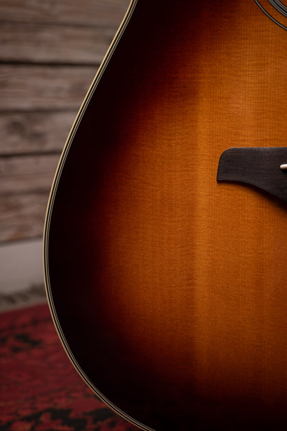 Yamaha FGC-TA TransAcoustic Dreadnought Acoustic-Electric Guitar - Brown Sunburst