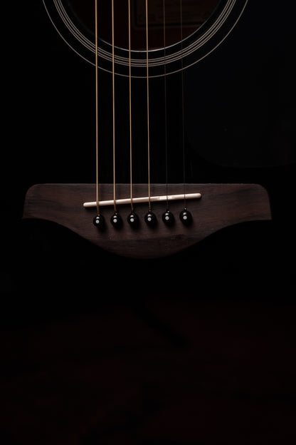 Yamaha FGC-TA TransAcoustic Guitar - Black