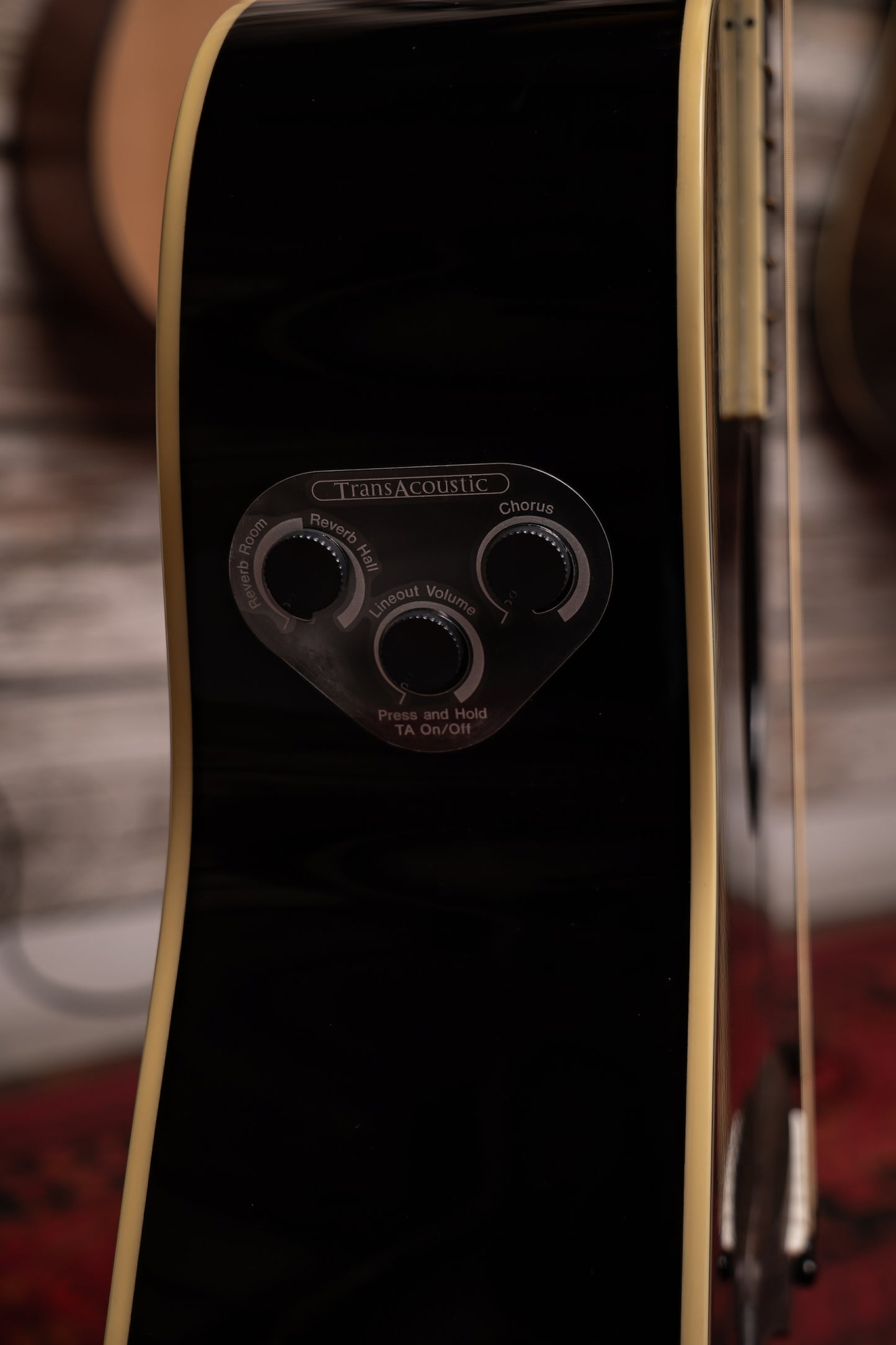 Yamaha FGC-TA TransAcoustic Guitar - Black