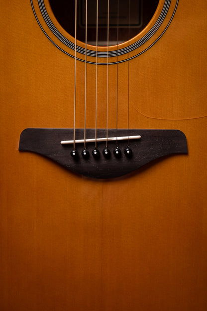 Yamaha FS-TA TransAcoustic Acoustic-Electric Concert Guitar - Vintage Tint