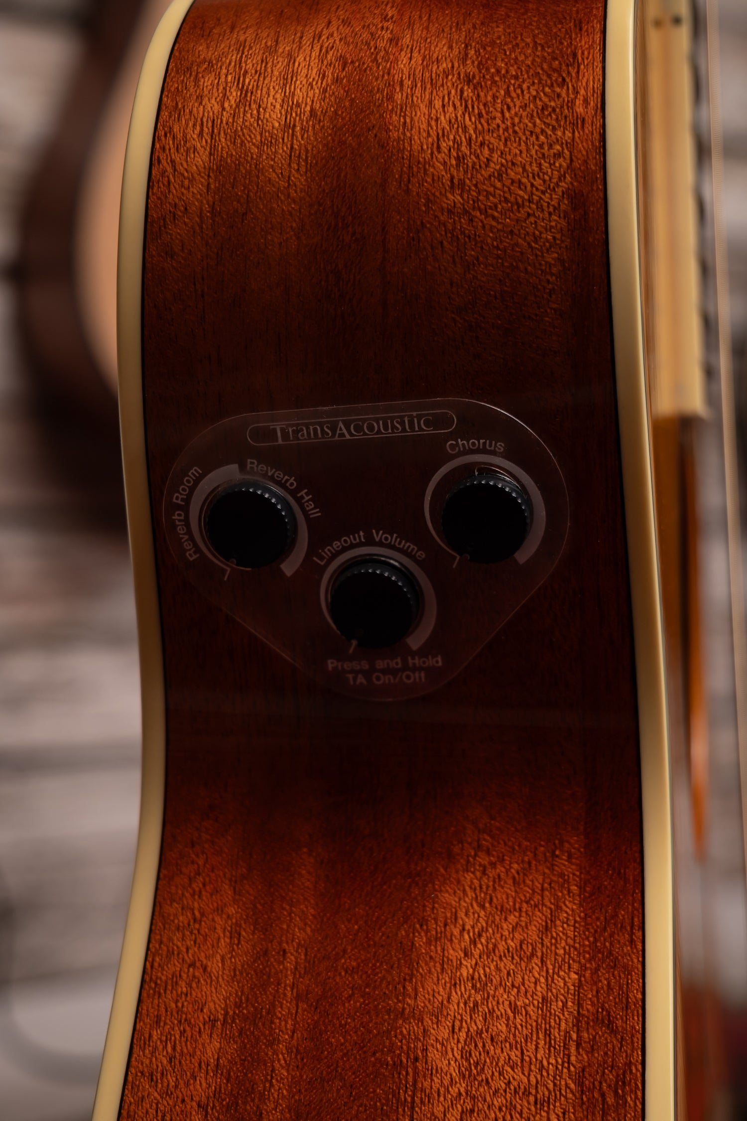 Yamaha FS-TA TransAcoustic Acoustic-Electric Concert Guitar - Vintage Tint