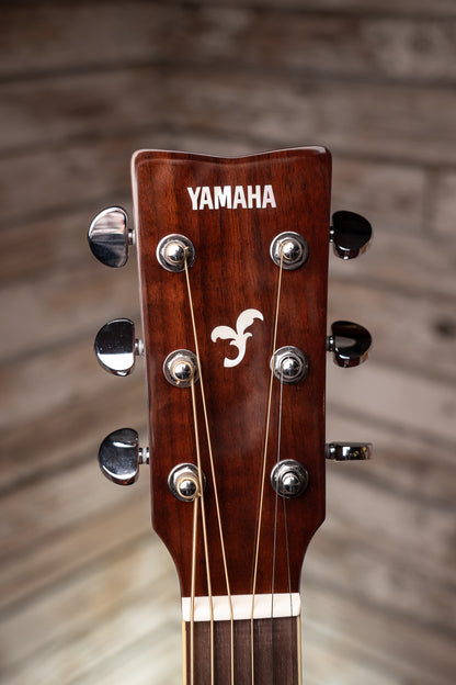 Yamaha FG-TA TransAcoustic Dreadnought Guitar - Brown Sunburst