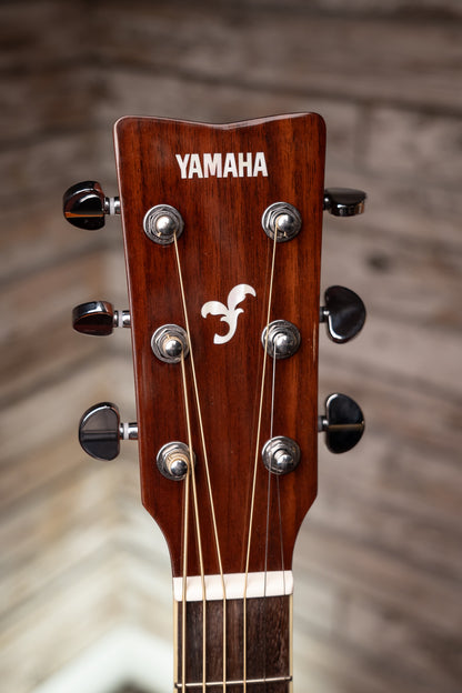 Yamaha FG-TA TransAcoustic Acoustic-Electric Dreadnought Guitar - Vintage Tint