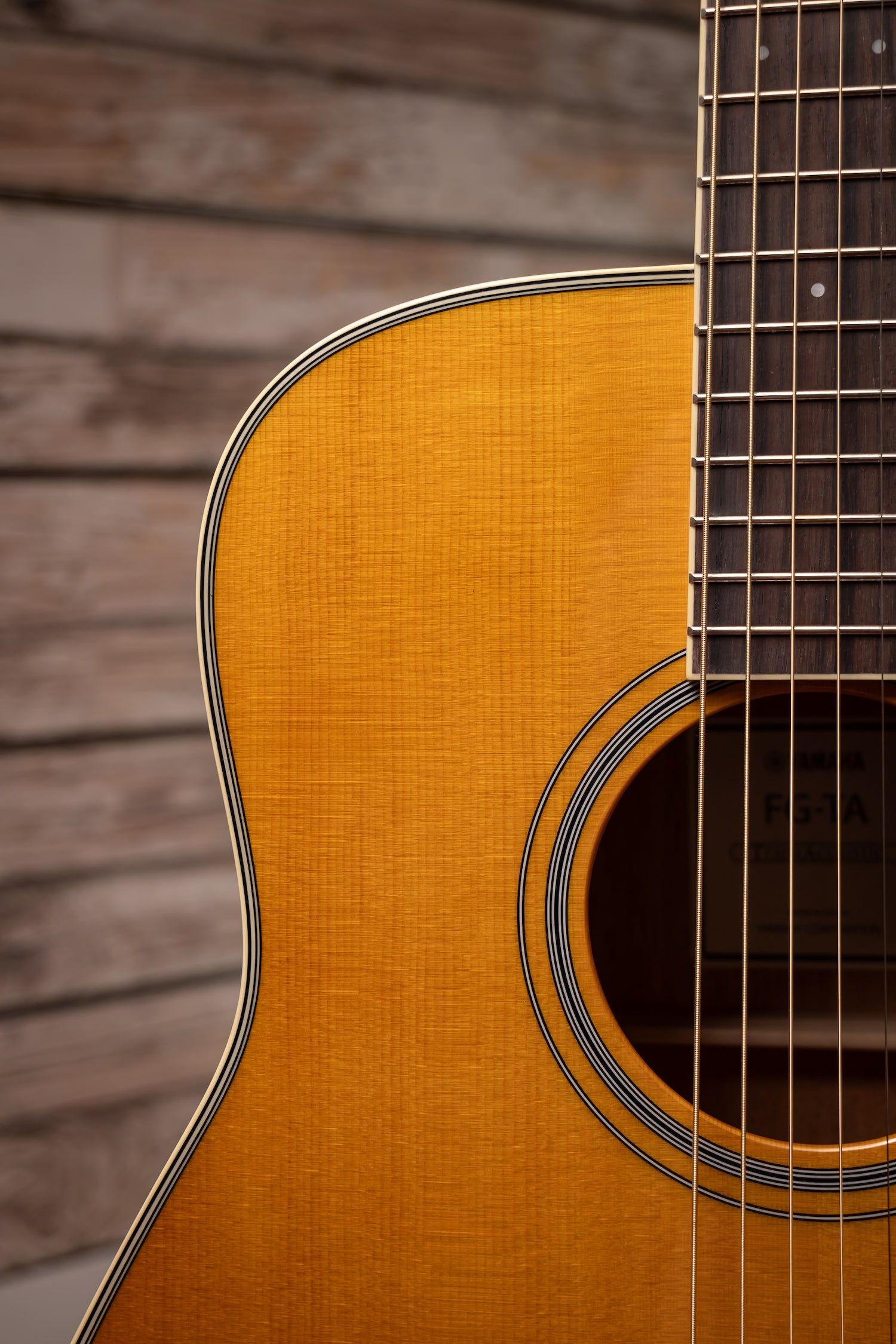 Yamaha FG-TA TransAcoustic Acoustic-Electric Dreadnought Guitar - Vintage Tint