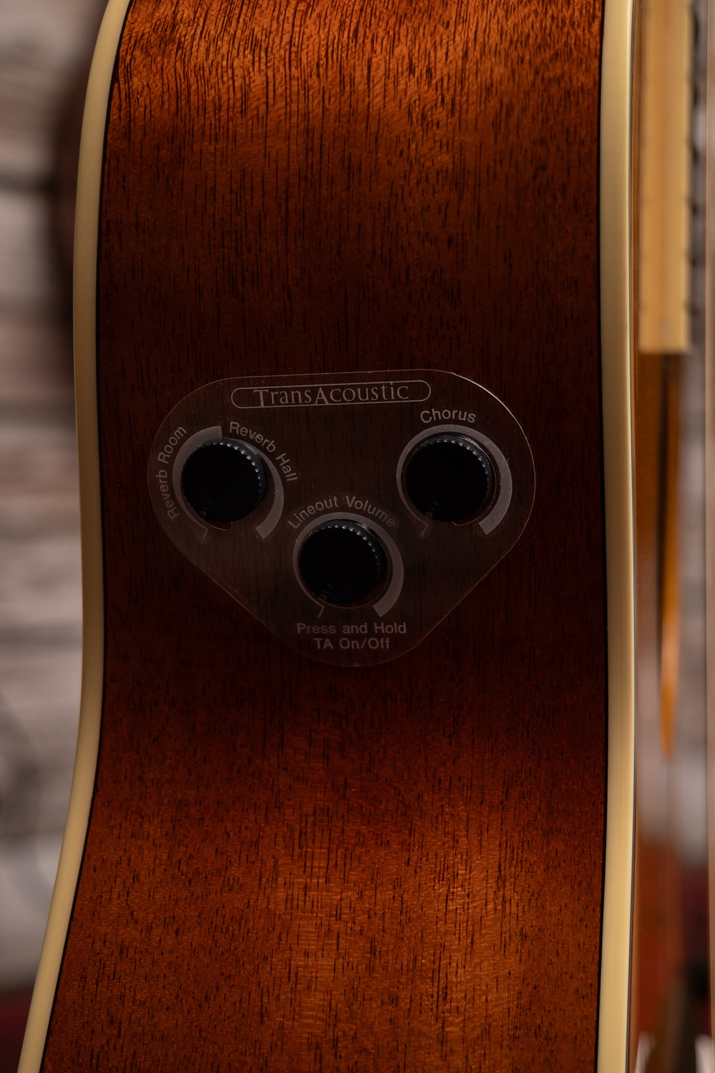 Yamaha FG-TA TransAcoustic Acoustic-Electric Dreadnought Guitar - Vintage Tint
