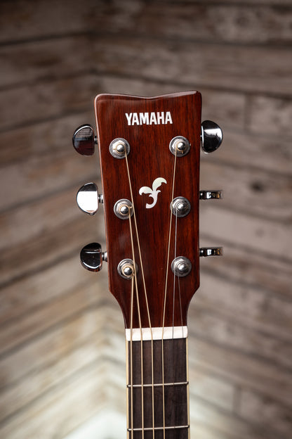 Yamaha FGC-TA TransAcoustic Dreadnought Acoustic-Electric Guitar - Brown Sunburst