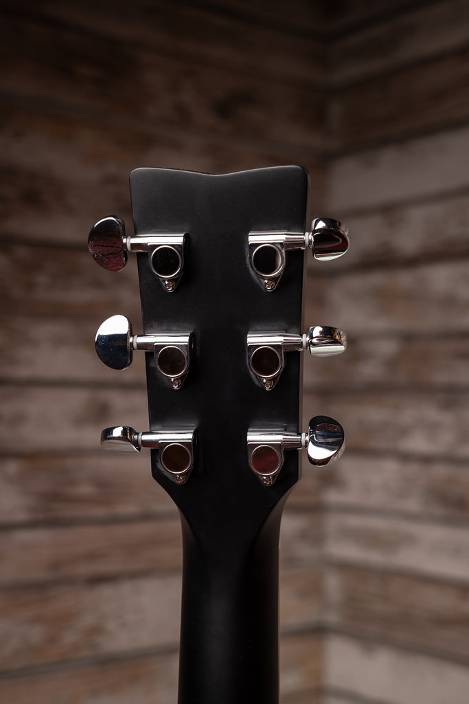 Yamaha FG-TA TransAcoustic Dreadnought Guitar - Black