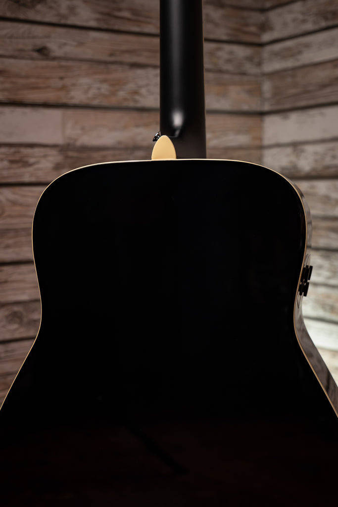 Yamaha FG-TA TransAcoustic Dreadnought Guitar - Black