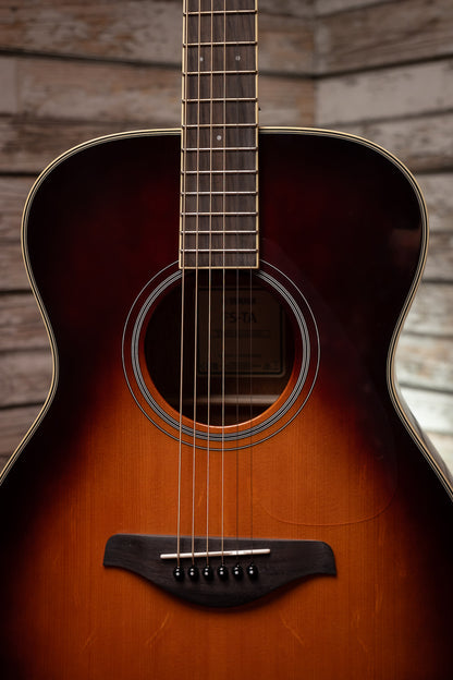 Yamaha FS-TA TransAcoustic Concert Acoustic Guitar - Brown Sunburst
