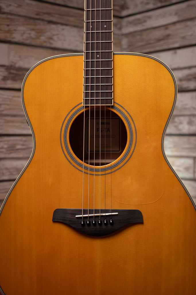 Yamaha FS-TA TransAcoustic Acoustic-Electric Concert Guitar - Vintage Tint