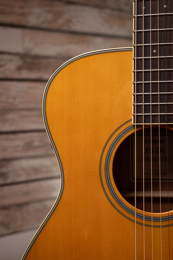 Yamaha FS-TA TransAcoustic Acoustic-Electric Concert Guitar - Vintage Tint