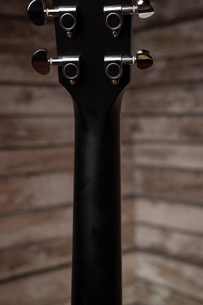 Yamaha FG-TA TransAcoustic Dreadnought Guitar - Black