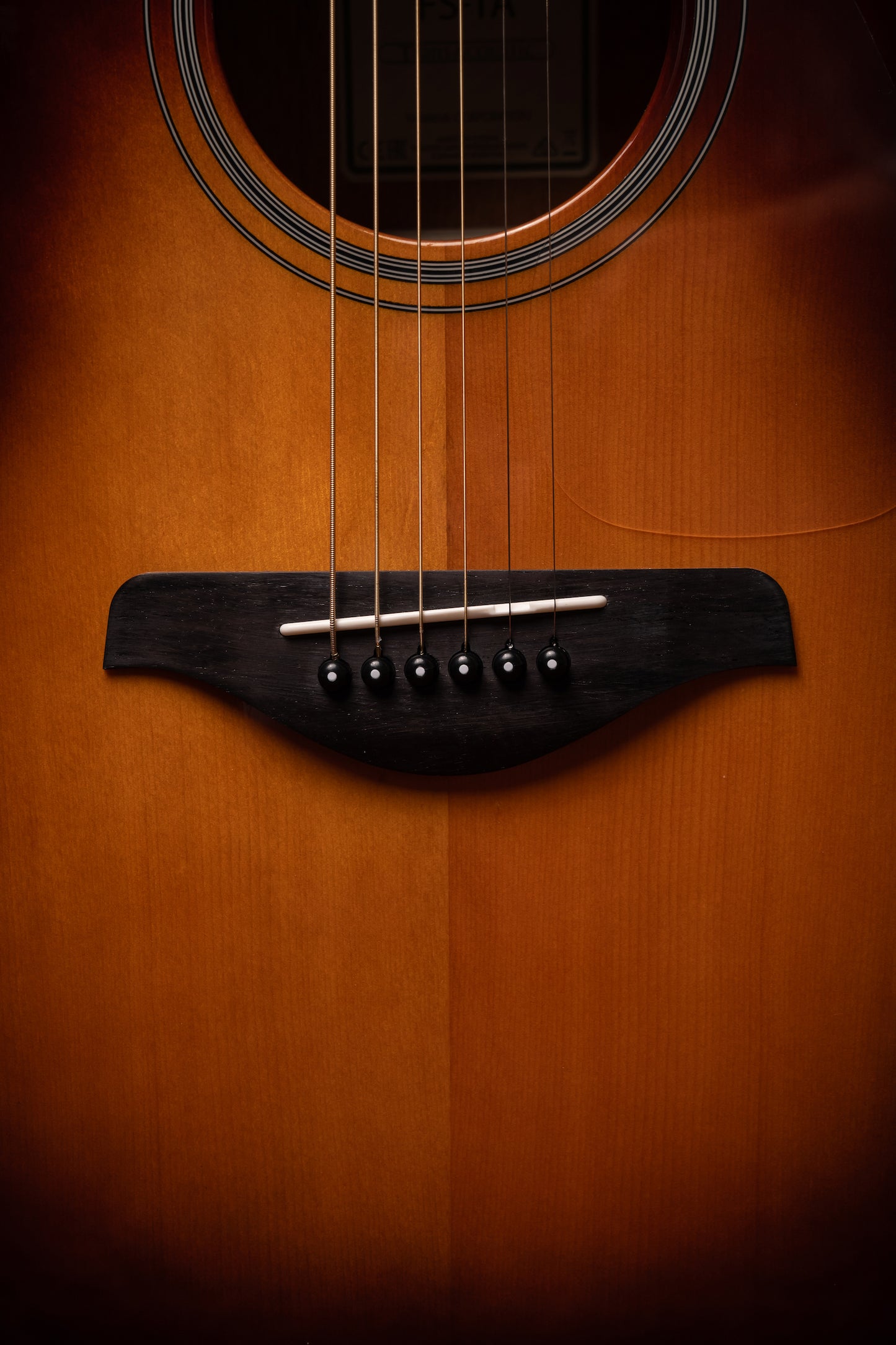 Yamaha FS-TA TransAcoustic Concert Acoustic Guitar - Brown Sunburst
