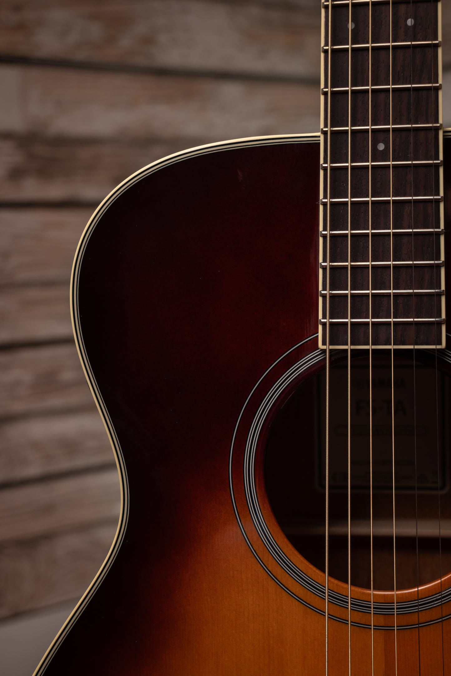Yamaha FS-TA TransAcoustic Concert Acoustic Guitar - Brown Sunburst