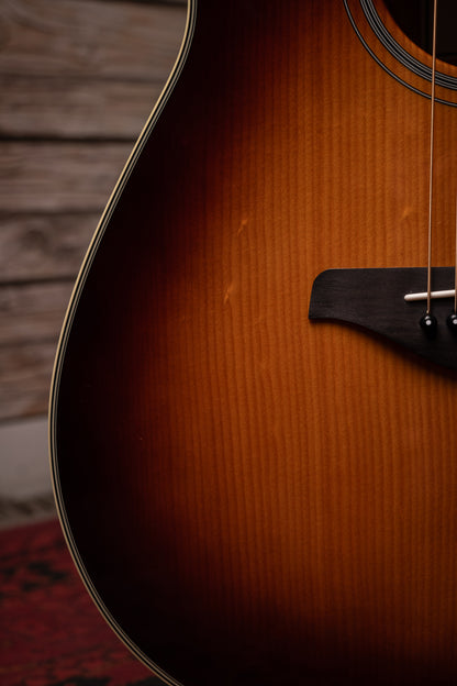 Yamaha FG-TA TransAcoustic Dreadnought Guitar - Brown Sunburst