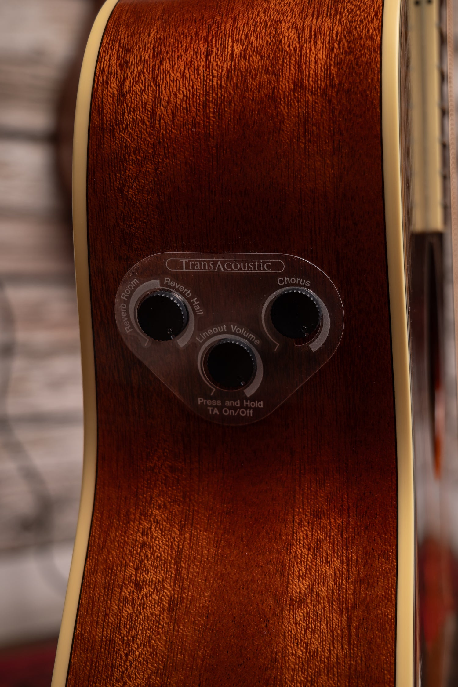 Yamaha FG-TA TransAcoustic Dreadnought Guitar - Brown Sunburst