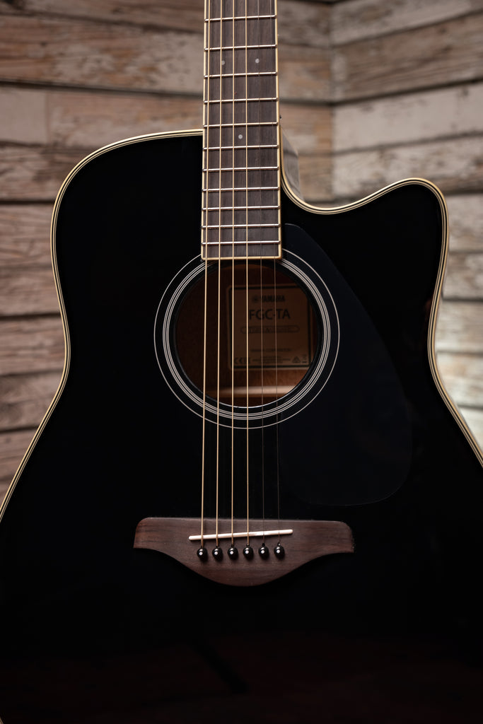 Yamaha FGC-TA TransAcoustic Guitar - Black