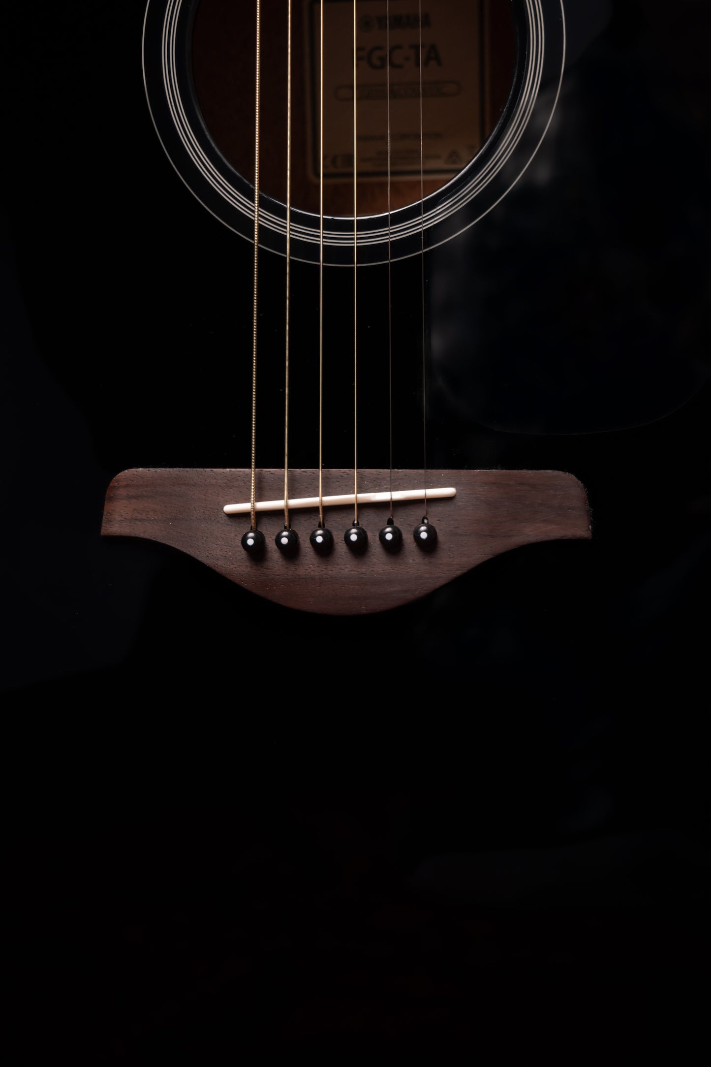 Yamaha FGC-TA TransAcoustic Guitar - Black