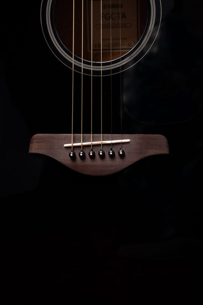 Yamaha FGC-TA TransAcoustic Guitar - Black