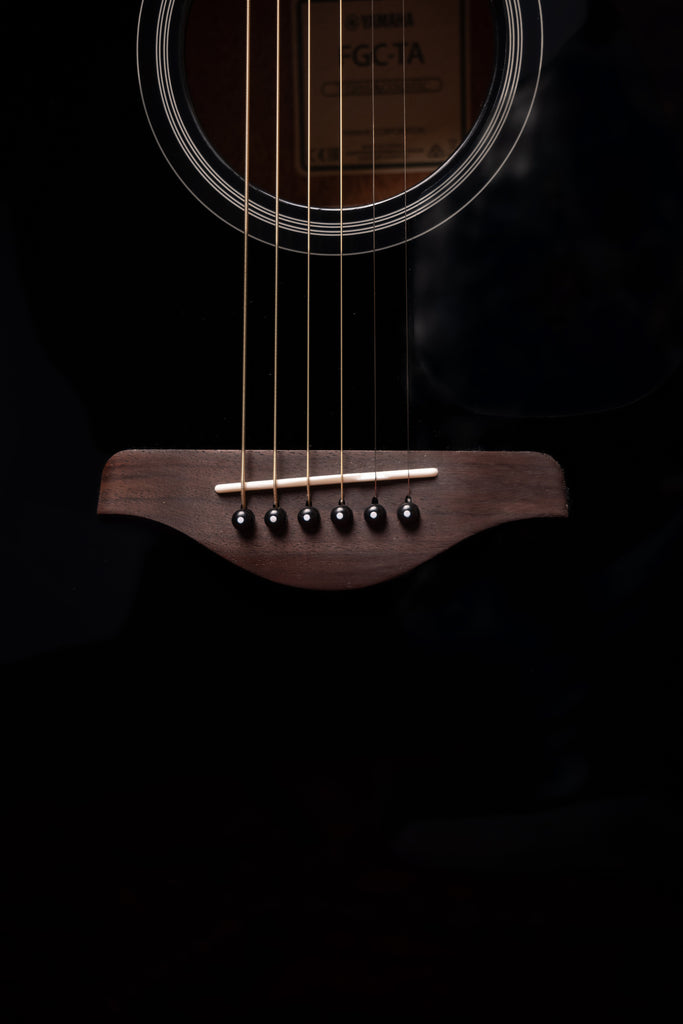 Yamaha FGC-TA TransAcoustic Guitar - Black