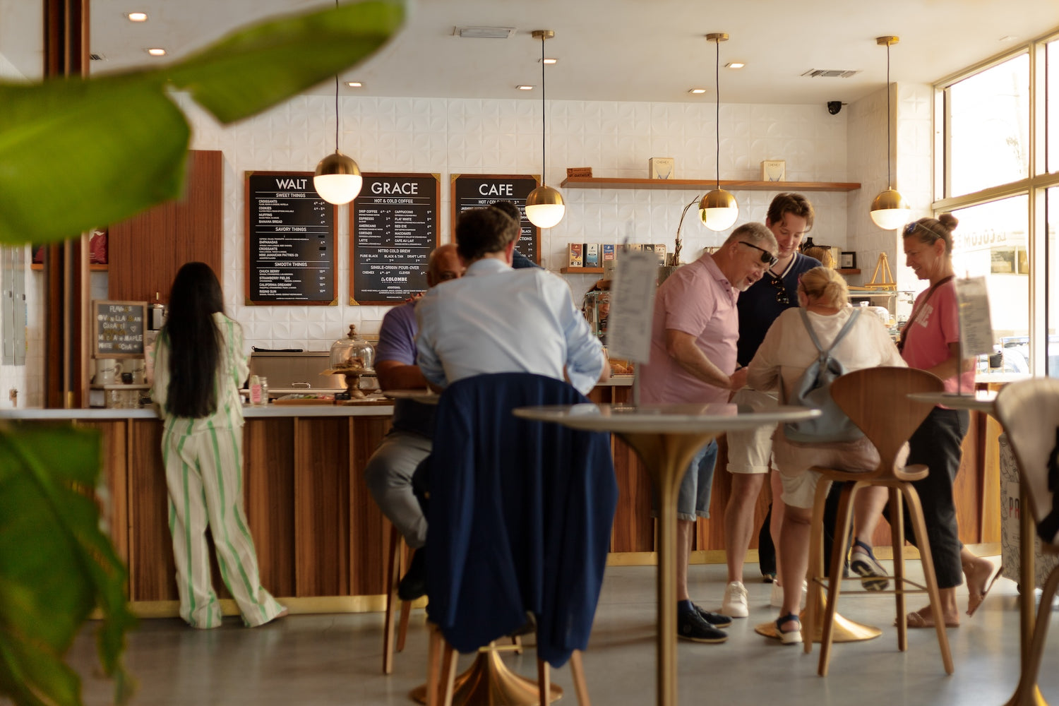 Customers at Walt Grace Cafe
