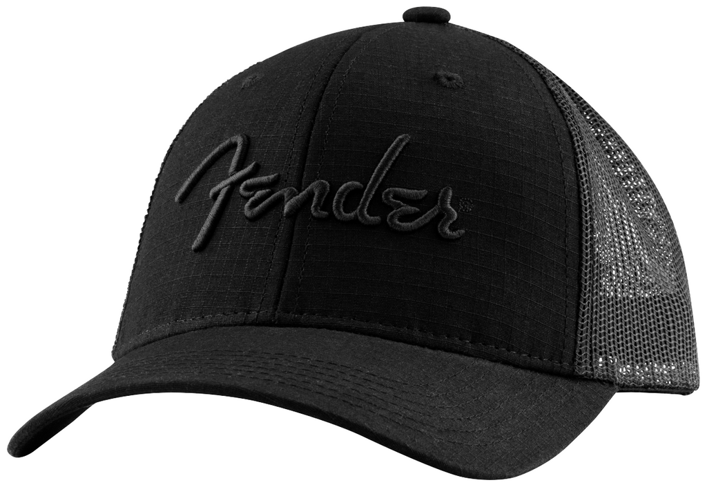 Fender Snap Back Pick Holder Hat - Black