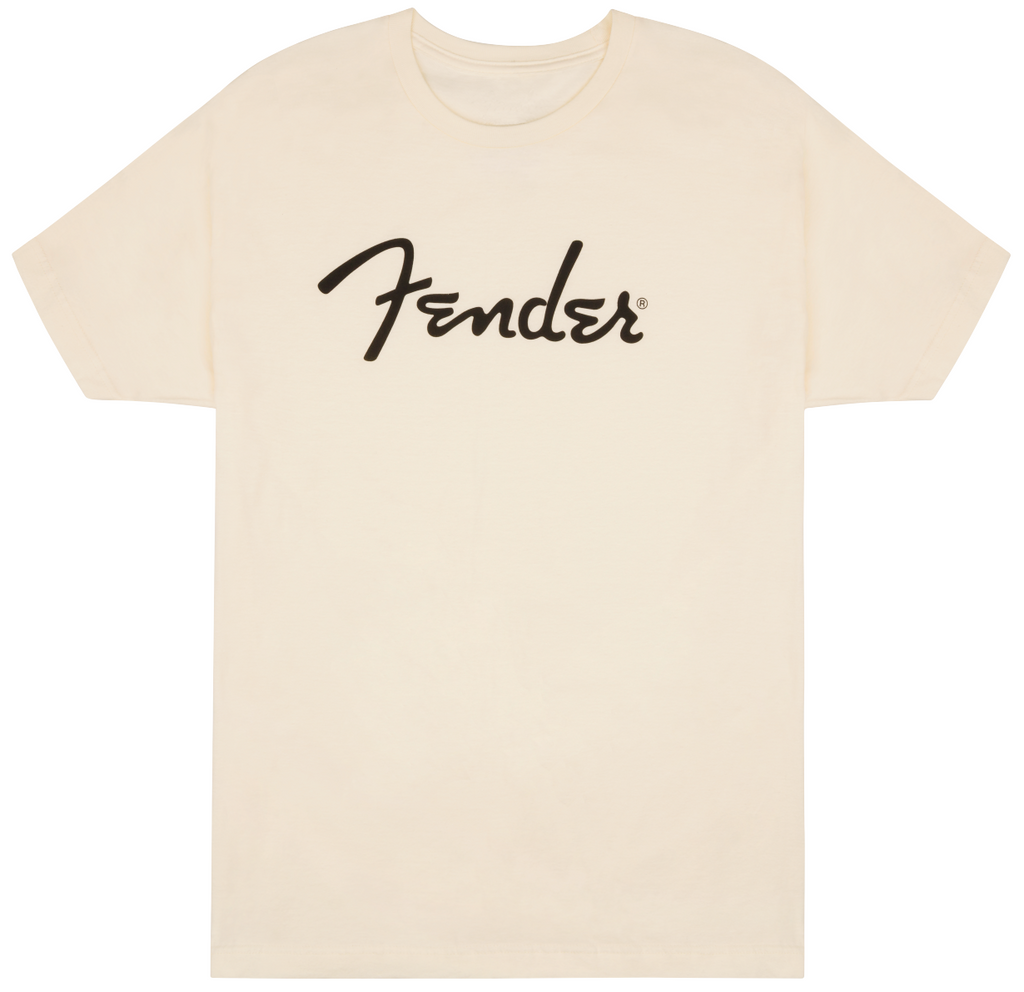 Fender Spaghetti Logo T-shirt - Olympic White