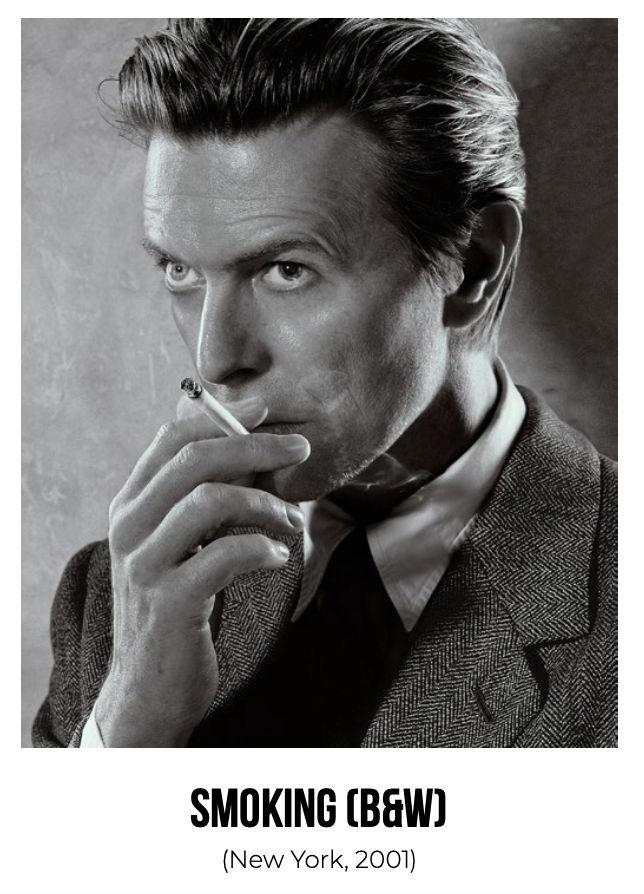 Markus Klinko - David Bowie, Smoking (New York 2001)