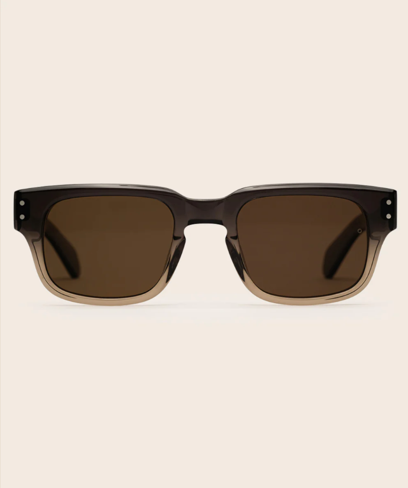 Johann Wolff Sunglasses - Martin in Black Fade w/ Brown Polarized Lenses