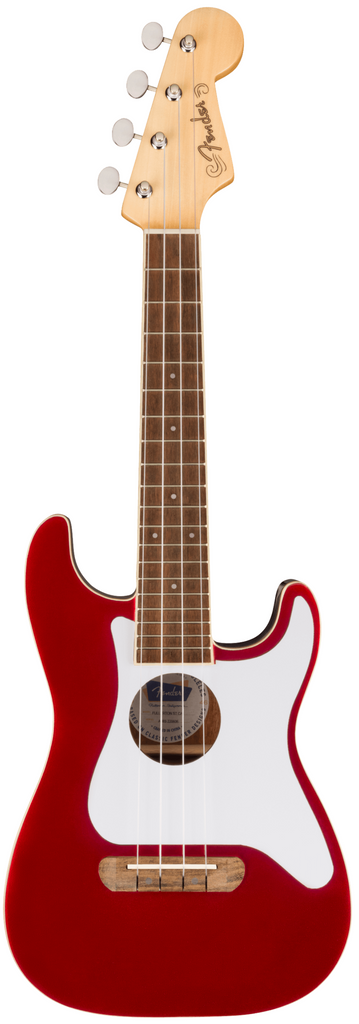 Fender Fullerton Strat Ukulele - Candy Apple Red