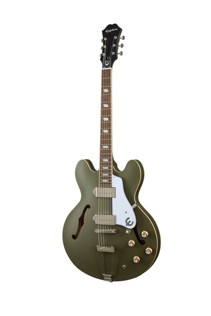 Epiphone Casino Worn Electric Guitar - Worn Olive Drab