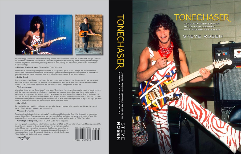 Tonechaser Eddie Van Halen Book - Signed by Steven Rosen